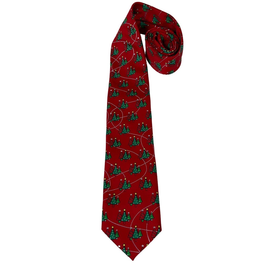 Hallmark Holiday Traditions Christmas Tree Tie